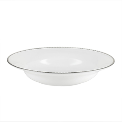 Talerz głęboki porcelanowy platynowa linia 24 cm FLORIAN