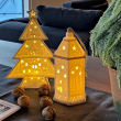 Lampion porcelanowy CHRISTMAS - LED Choinka 3
