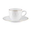 Spodek pod filiżankę do espresso 12,5 cm MESYNA GOLD 1