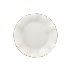 Talerz deserowy śniadaniowy porcelanowy 20 cm SANDRINE
