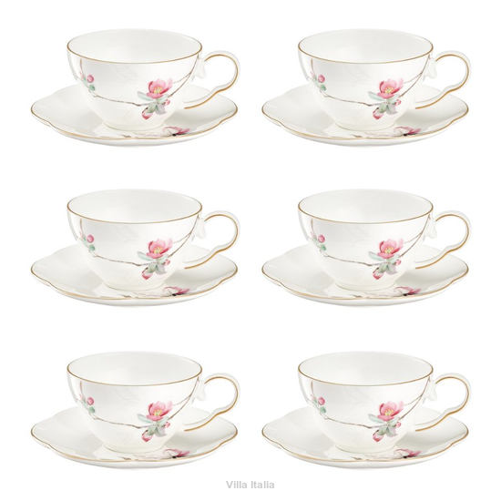 Komplet filiżanek porcelanowych 200 ml 6 sztuk SPIRIT of JAPAN