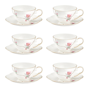 Komplet filiżanek porcelanowych 200 ml 6 sztuk SPIRIT of JAPAN