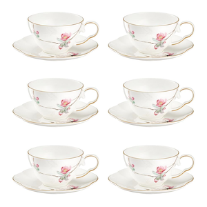 Komplet filiżanek porcelanowych 200 ml 6 sztuk SPIRIT of JAPAN