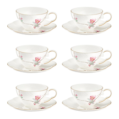 Komplet filiżanek porcelanowych 200 ml 6 sztuk SPIRIT of JAPAN