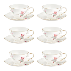 Komplet filiżanek porcelanowych 200 ml 6 sztuk SPIRIT of JAPAN