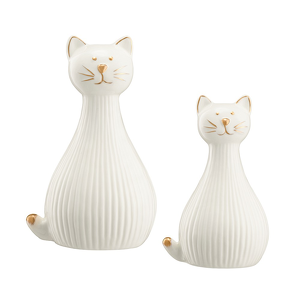 Zestaw kotków porcelanowych EMIL i EMILIA