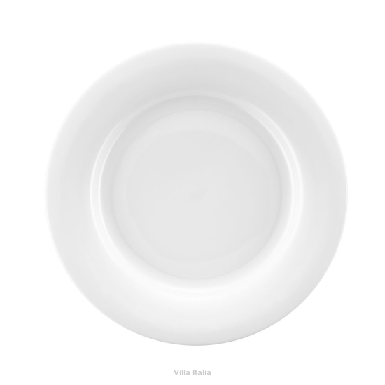 Talerzyk deserowy śniadaniowy porcelanowy 21 cm PLUS biały