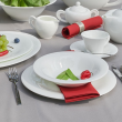 Talerz płytki porcelanowy 28 cm NAOMI WHITE 4
