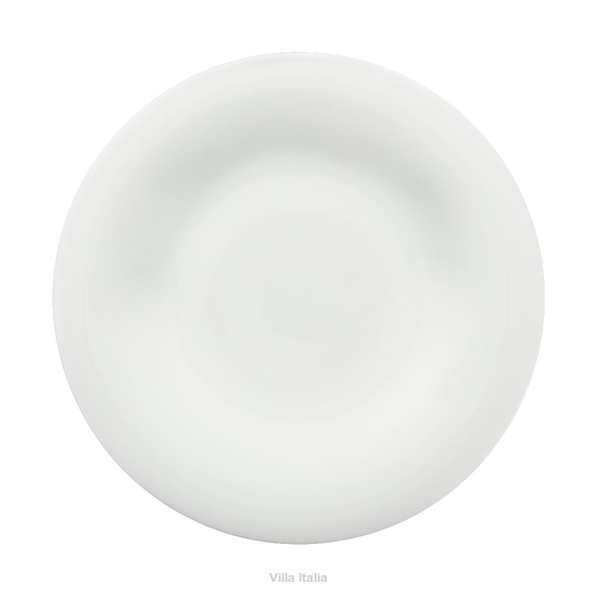 Biały talerz płytki z porcelany kostnej 28 cm