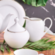Serwis do herbaty porcelanowy na 12 osób HATTY PLATIN  3