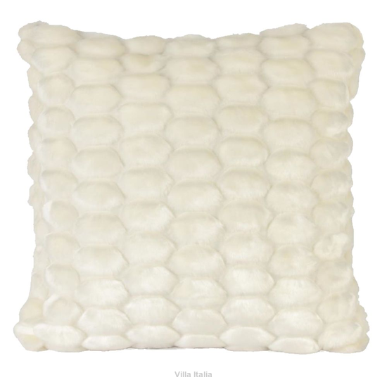 Poduszka dekoracyjna 43x43 cm biała 