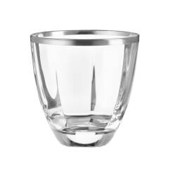 Szklanka kryształowa platynowa linia 320 ml DESIRE Platino