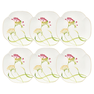 Komplet talerzy deserowych 19 cm 6 sztuk porcelana AROMA di FRESIA