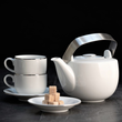 Komplet filiżanek porcelanowych 230 ml 6 sztuk PLUS PLATIN 8