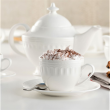 Filiżanka do kawy herbaty porcelanowa 250 ml MESYNA WHITE 6