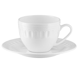 Filiżanka do kawy herbaty porcelanowa 250 ml MESYNA WHITE 