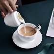 Delikatna filiżanka 220 ml z porcelany do eleganckiej zastawy