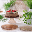 Talerz do ciasta szklany 28 cm SERAFINA 7