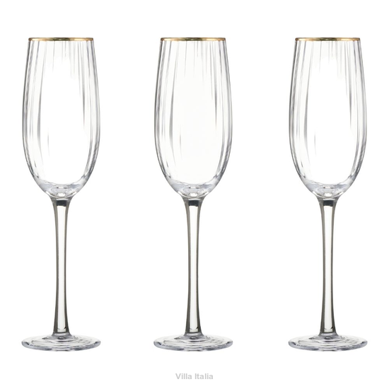 Kieliszki do szampana 240 ml 6 sztuk ATLANTIS