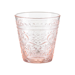 Szklanka różowa 250 ml BAROCO