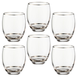 Zestaw szklanek 430 ml 6 sztuk QUELLA PLATIN 1