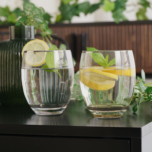 Zestaw szklanek 430 ml 6 sztuk QUELLA PLATIN
