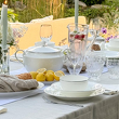 Półmisek owalny porcelanowy platynowa linia 28 cm FLORIAN 3
