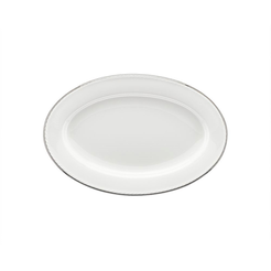 Półmisek owalny porcelanowy platynowa linia 28 cm FLORIAN