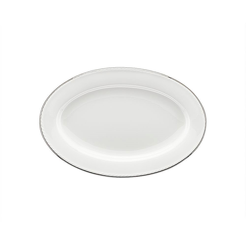 Półmisek owalny porcelanowy platynowa linia 28 cm FLORIAN