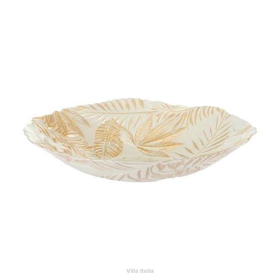 Misa na owoce 30 cm Salaterka szklana AMAZON Gold