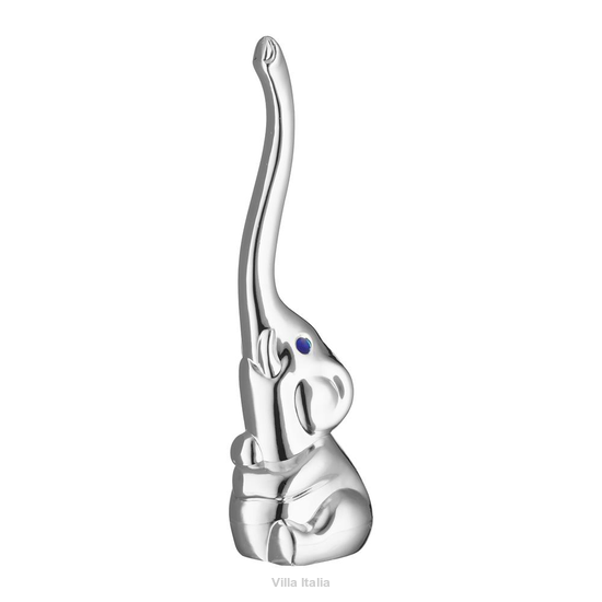 Figurka słonik posrebrzany Stojak na biżuterię SILBER