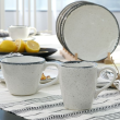 Zestaw kubków ceramicznych 340 ml 6 sztuk VANILLA 3