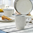 Zestaw kubków ceramicznych 340 ml 6 sztuk VANILLA 2