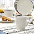 Zestaw kubków ceramicznych 340 ml 6 sztuk VANILLA 1