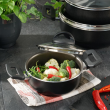 Garnek niski z pokrywką 16 cm PRATICA PLUS 2