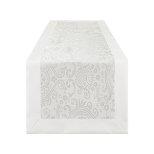 Bieżnik biały 45 x 160 cm INGRID