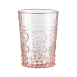 Szklanka różowa 250 ml 9 cm FIORINO  3