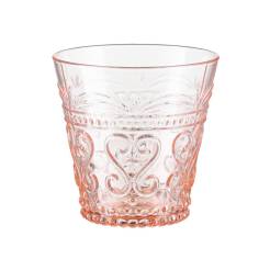 Szklanka różowa 250 ml 9 cm FIORINO 