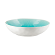 Komplet talerzy z kamionki dla 6 osób OPAL BLUE 6