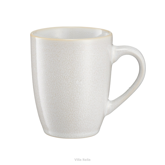 kamionkowy kubek ręcznie formowany i szkliwiony