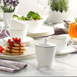 Serwis kawowy porcelanowy na 6 osób BARI PLATIN 9