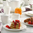 Serwis kawowy porcelanowy na 6 osób BARI PLATIN 8
