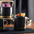 Kubek do kawy czarny porcelanowy 340 ml GAJA BLACK 3