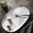 elegancki półmisek z porcelany do podawania dań