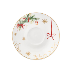 Spodek porcelanowy pod filiżankę CHRISTMAS TREE