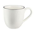 Serwis obiadowo kawowy na 12 osób porcelanowy BONITA BLACK 14