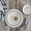Serwis kawowy na 12 osób porcelanowy BONITA BLACK 4