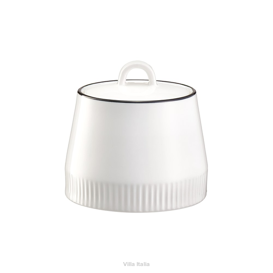 Praktyczna cukiernica porcelanowa do kawy Villa Italia