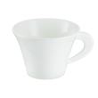 Filiżanka porcelanowa do kawy i herbaty 200 ml ze spodkiem NAOMI WHITE 2