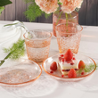 Komplet szklanek różowych 270 ml 6 sztuk RENEE 2